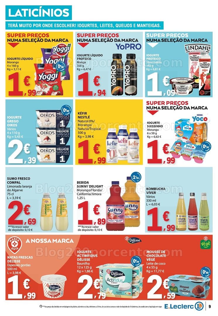 Antevisão Folheto E-LECLERC Promoções de 24 a 30 setembro